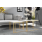 ASTRO Gold – elegancki zestaw stolików kawowych w stylu loft glamour